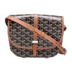 Goyard Belvedere II PM Black and Brown Messenger Bag